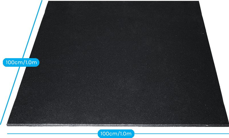 אריח גומי מקצועי לחדר כושר 100*100*2 סנטימטר - Image 4