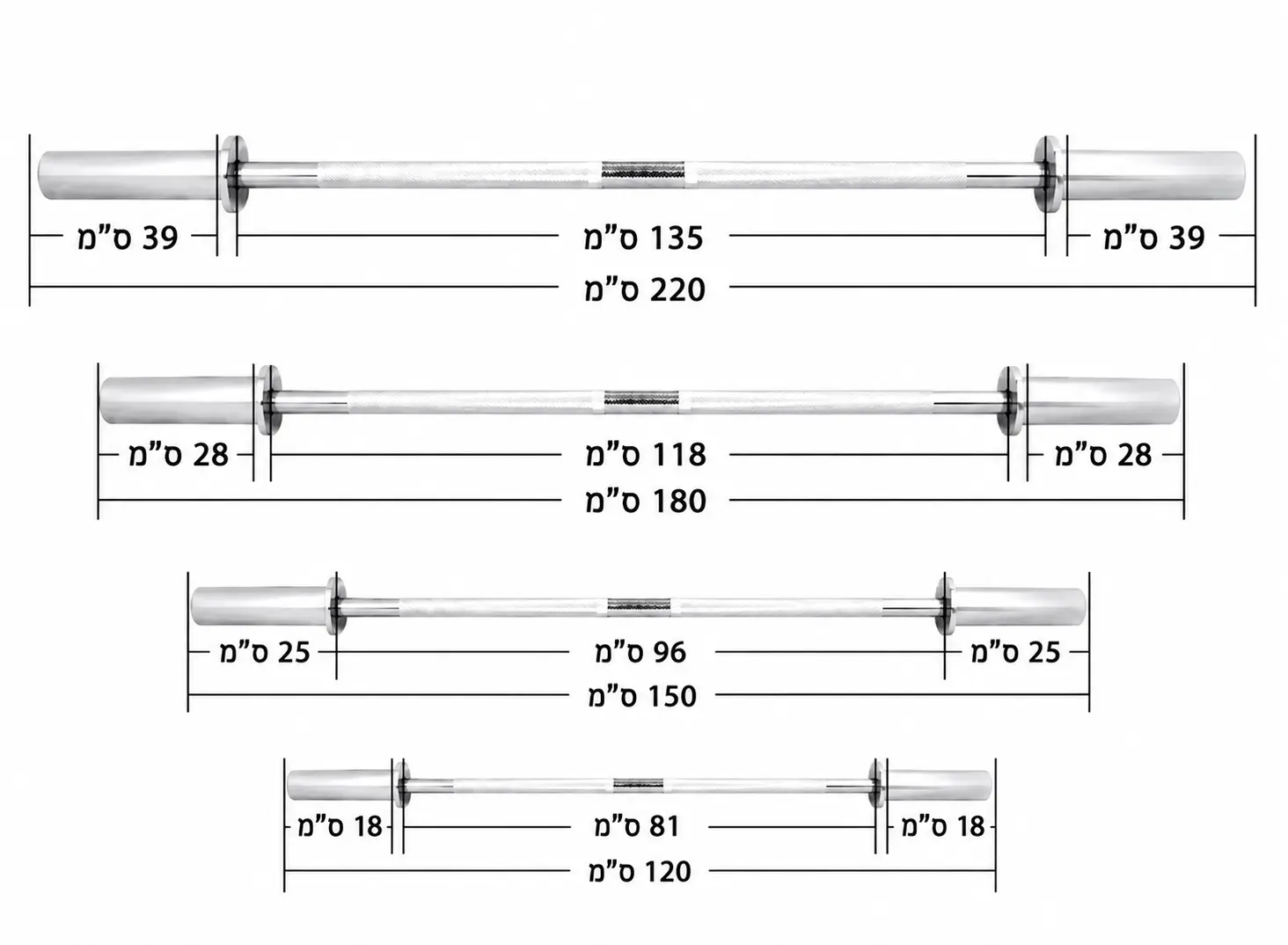 מוט משקולות אולימפי מקצועי - Image 4
